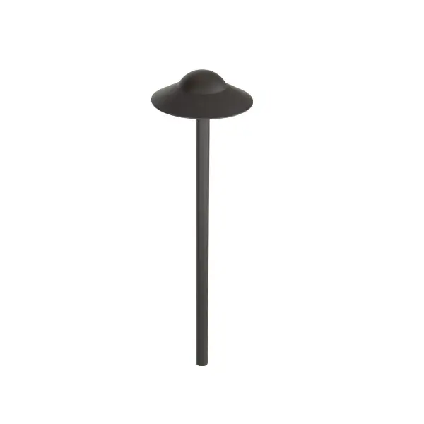 Simple and effective landscape lighting.  The Canopy LED Path Light features a low-profile form factor that mounts directly into the ground and illuminates downward into the surrounding area.  Die-casted from aluminum and available in a variety of finishes to complete the look that best suits your needs.  The Canopy connects to a 12V landscaping electrical system.  Transformer is necessary but not included.