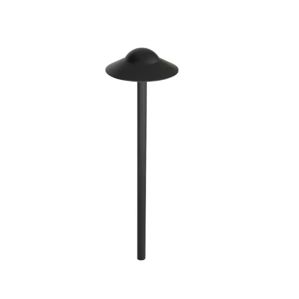 Simple and effective landscape lighting. The Canopy LED Path Light features a low-profile form factor that mounts directly into the ground and illuminates downward into the surrounding area. Die-casted from aluminum and available in a variety of finishes to complete the look that best suits your needs. The Canopy connects to a 12V landscaping electrical system. Transformer is necessary but not included. Collection: Canopy Sub-Brand: Landscape Finish: Black on Aluminum Notes: Canopy LED 12V Area Light 2700K In Black Width: 6.00" Height: 21.84" Length: 6.00" Weight: 2.09 lb Extension from Wall: 6.00" Bulbs Included Number of Bulbs: 1 Maximum Wattage: 6.50 W Bulb Type: Module Light Source: LED Delivered Lumens: 225.00 lm Color Temperature: 2700 K CRI: 90 Dimmable Rated Average Life: 60000 Voltage: 9.00 V Material: Solid die-cast corrosion resistant aluminum Country of Origin: Thailand Safety Listing: UL, cUL LED Manufacturer Warranty: 10 Year
