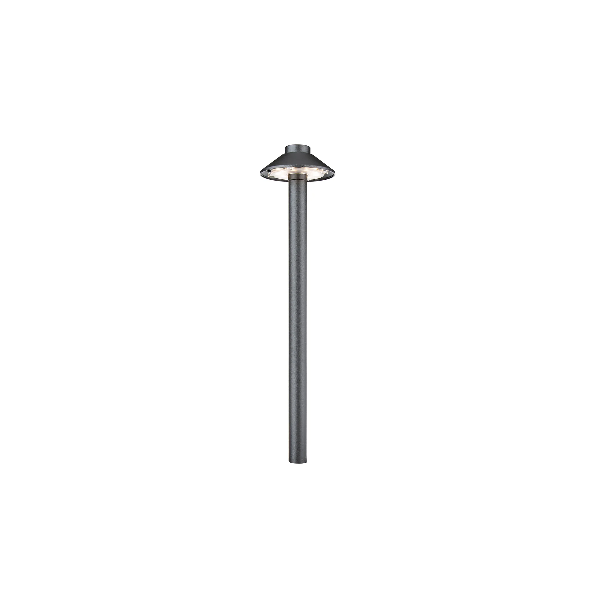 6511 LED Landscape Interpath Light in Black on Aluminum