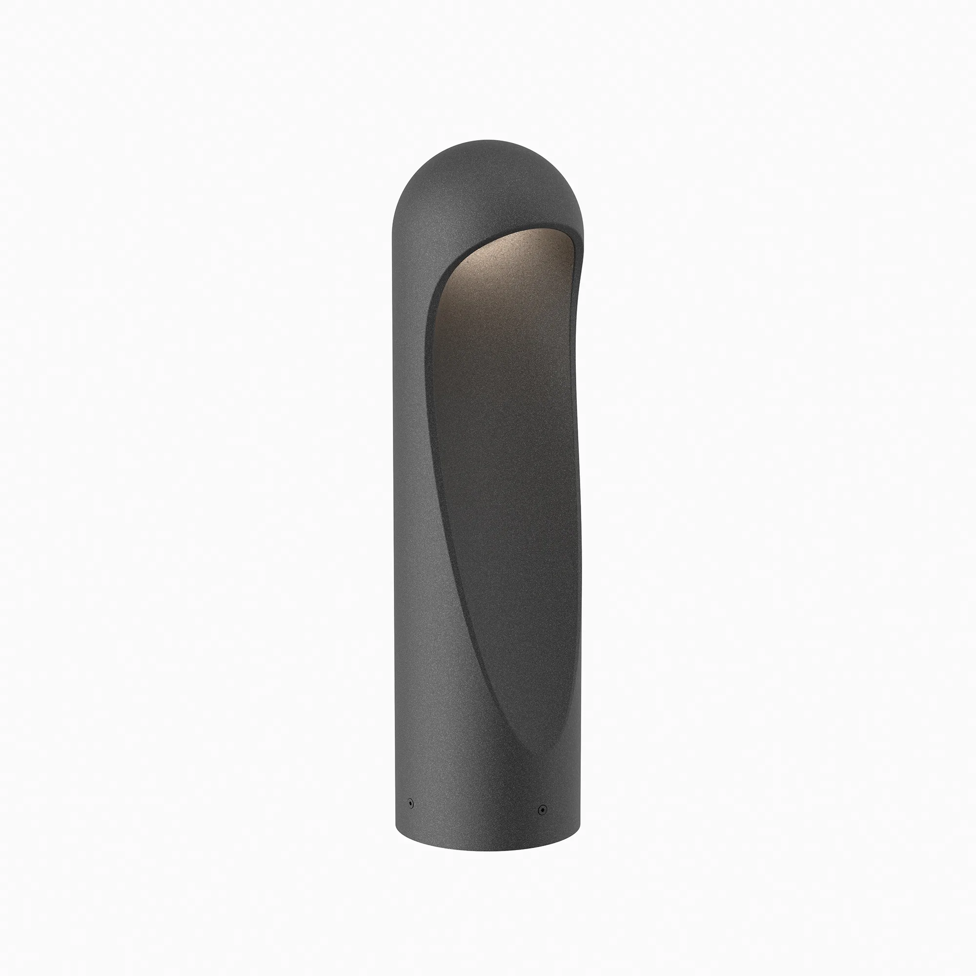 Decibel LED Bollard in Granite on Aluminum