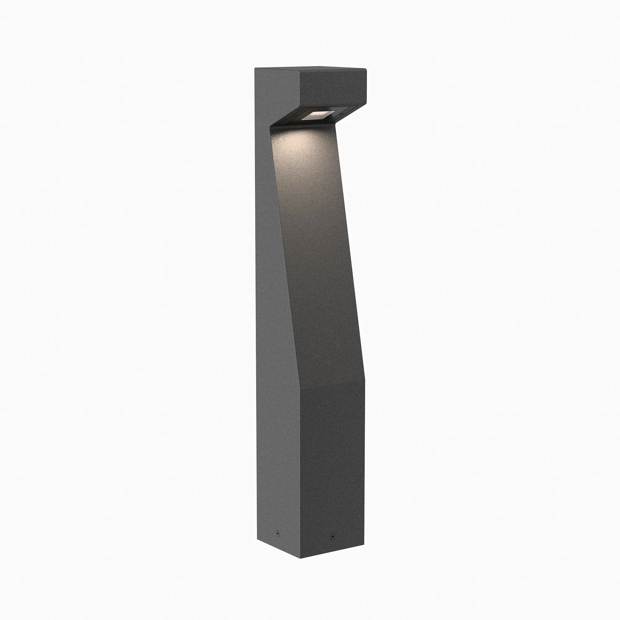 Even LED Bollard in Granite on Aluminum