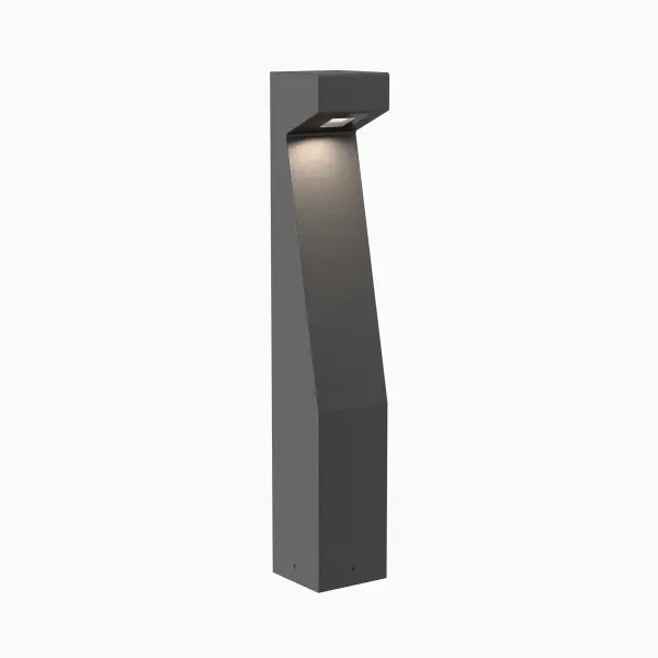 A solid pathway bollard light with a nice contemporary design. Available in 3 finishes black, bronze, granite, made from solid die-cast corrosion resistant aluminum alloy, the 12V Passage Bollard Light stands strong against tough environments, including protection from powerful water jets. Collection: Even Finish: Granite on Aluminum Width: 4.00" Height: 24.00" Length: 4.00" Weight: 5.73 lb Extension from Wall: 4.00" Bulbs Included Number of Bulbs: 24 Maximum Wattage: 0.35 W Bulb Type: Module Light Source: LED Delivered Lumens: 390.00 lm Color Temperature: 3000 K CRI: 90 Dimmable Beam Spread: 210.00° Rated Average Life: 50000 Voltage: 9.00 V Material: Die-cast aluminum Country of Origin: China Safety Listing: UL, cUL LED