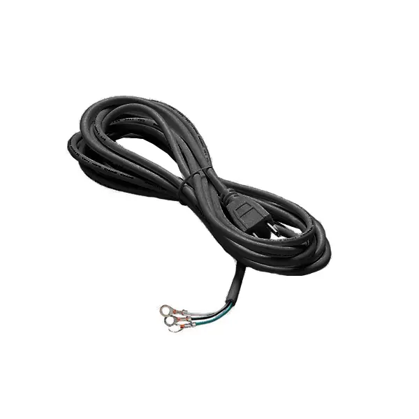 120V Track systems are modular and can be designed for multiple applications in nearly any interior environment. H power cord connector is a 15' wire with an open splice on one end and a grounded three-pronged receptacle plug on the other. Used to power a track system through a receptacle when installed into a live end connector.