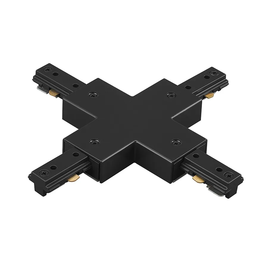 L Track Track Connector in Black