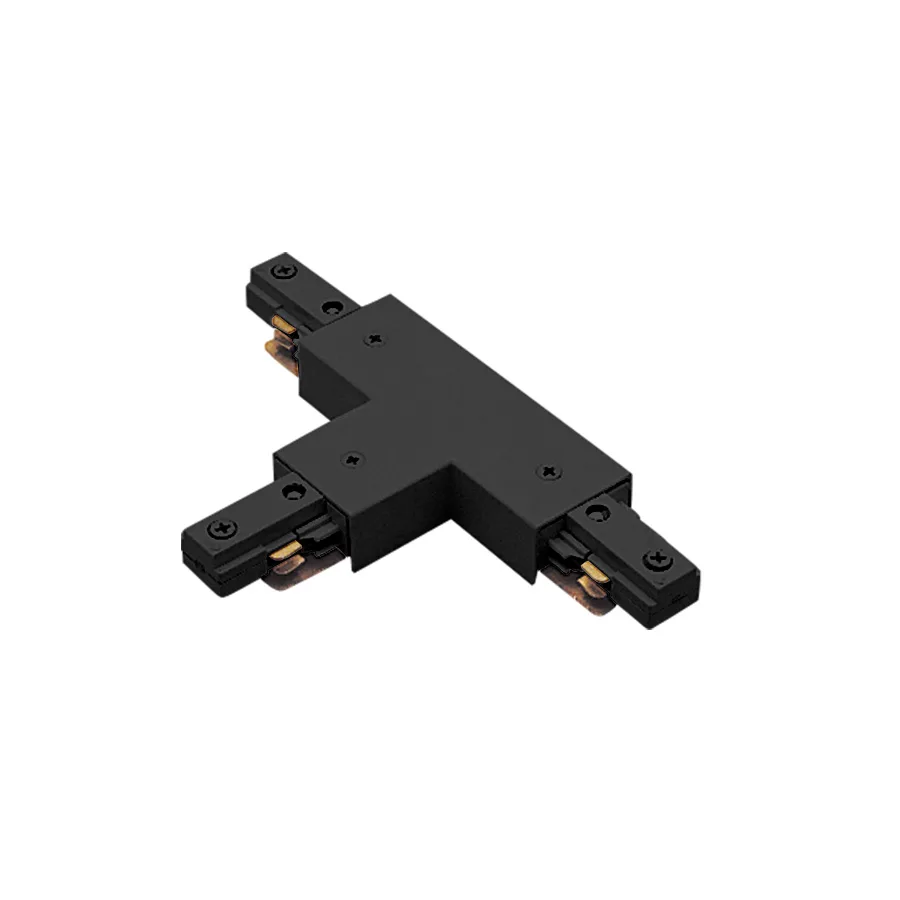 J Track Track Connector in Black