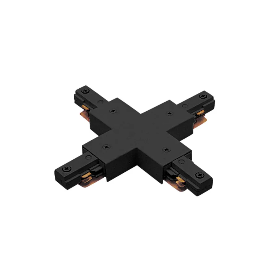 J Track Track Connector in Black