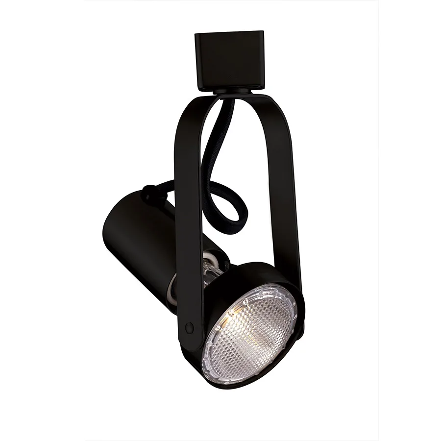 763 One Light Track Head in Black