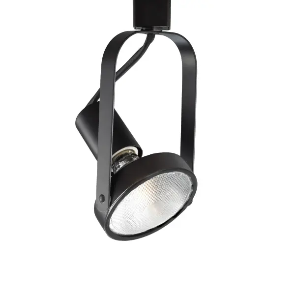 Line Voltage luminaires offer a large assortment of styles, finishes and features for residential, retail, commercial and hospitality environments. Ideal for applications where a minimalist profile is desired, achieve the sleek look of MR16 fixtures without the need for a bulky transformer. Track Fixture is available in H, J/J2, and L track configurations. Order according to track layout specifications. Fixture can accommodate an LED lamp. Collection: 765 Sub-Brand: WAC Limited Finish: Black Notes: Tk-765 Line Voltage Track Head In Black For L Track Width: 5.00" Height: 10.63" Length: 6.63" Weight: 0.88 lb Extension from Wall: 6.63" Number of Bulbs: 1 Maximum Wattage: 50.00 W Bulb Type: PAR38 Bulb Base: PAR38 Light Source: Incandescent or LED Dimmable Voltage: 120.00 V Material: Formed metal with polycarbonate Country of Origin: China Safety Listing: ETL, cETL Safety Rating: UL, cUL LED Manufacturer Warranty: 5 Year Functional, 2 Year Finish Parts Diagram
