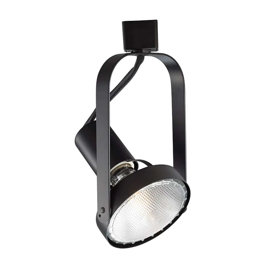 764 One Light Track Head in Black