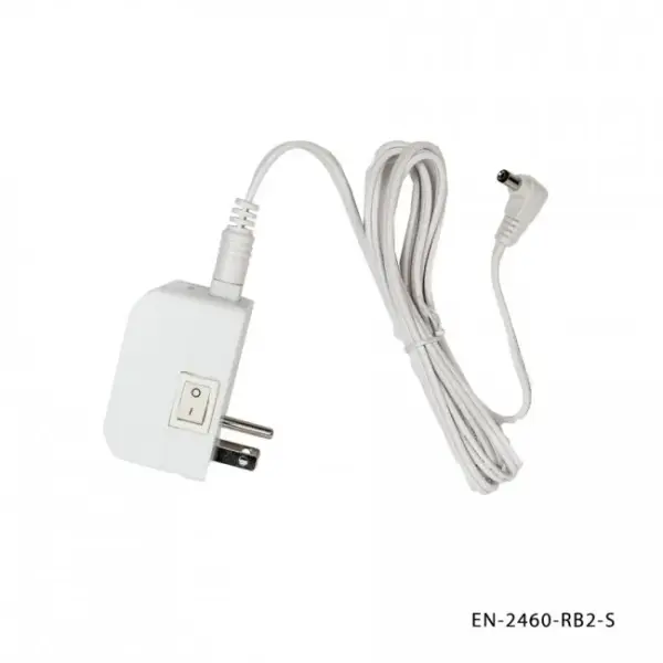 Low Voltage plug-in Class 2 electronic transformer designed to be used as a plug-and-play style transformer.  Contains an on/off toggle switch at the base and a 72" detachable cord with an open splice.  Inherently protected and power limited, protecting the lighting system from both normal and abnormal short circuits.  Built-in auto reset, soft start,  short and overload circuit protection features.  The soft start delayed start feature extends lamp life by delaying the abrupt inrush current to the lamp.  Ideal for WAC Lighting under cabinet systems.