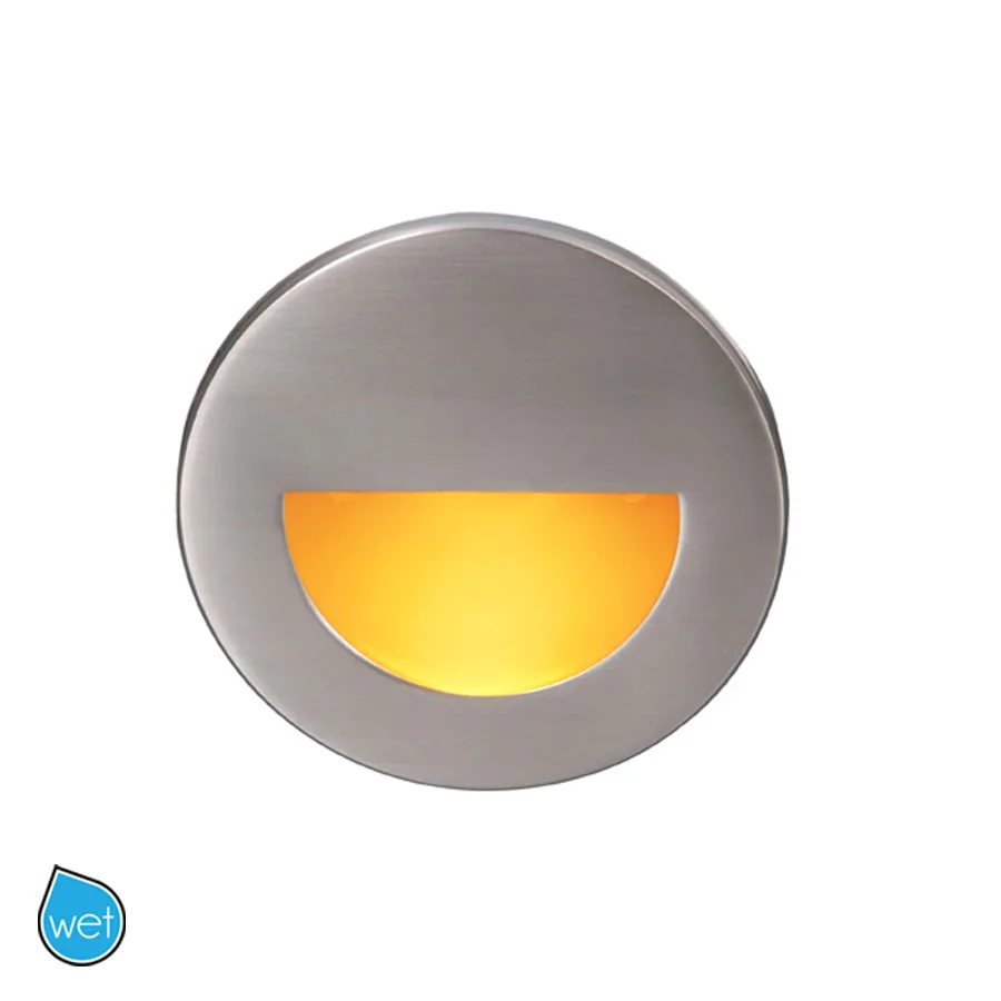 Led3 Cir LED Step and Wall Light in Brushed Nickel