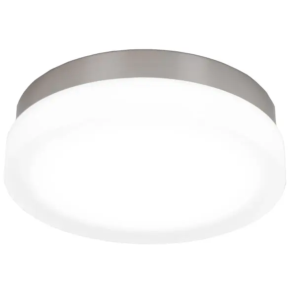 Clean design of simple shapes with etched water-clear solid glass.