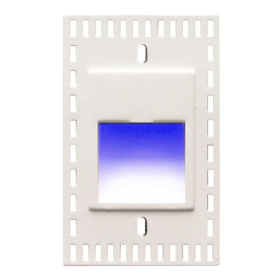 Led200 LED Step and Wall Light in White on Aluminum