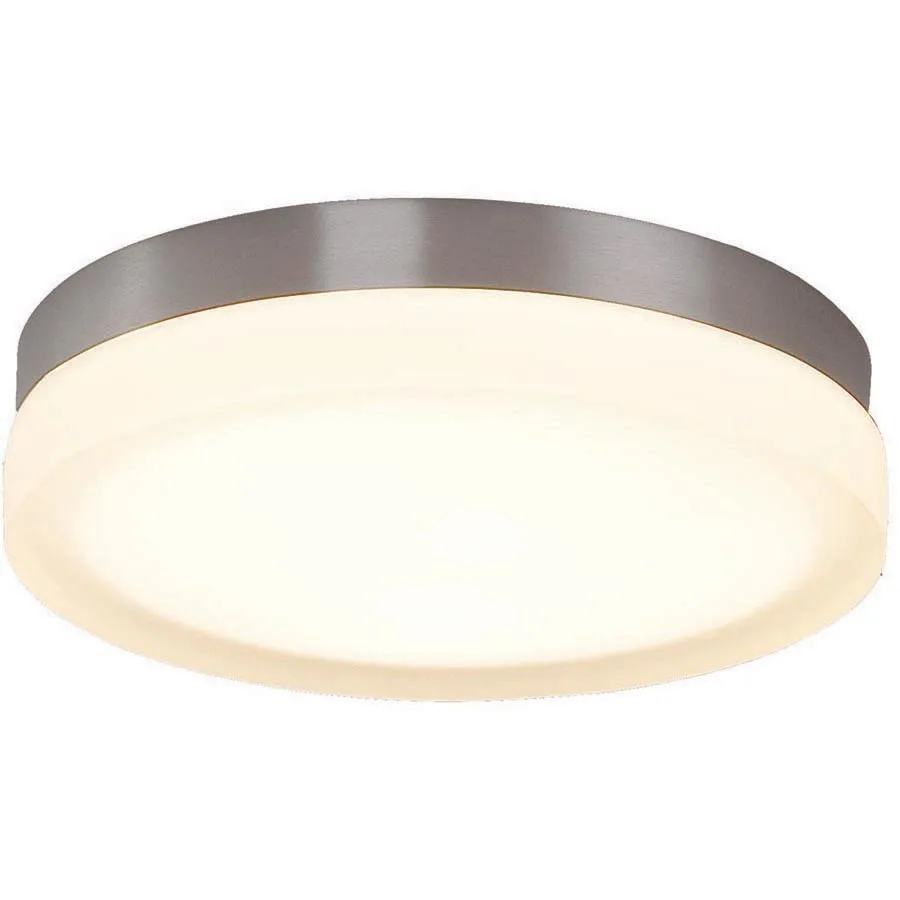 Slice LED Flush Mount in Brushed Nickel