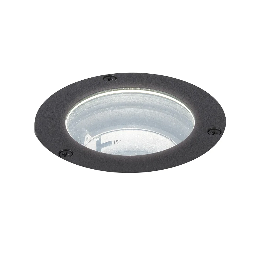 5032 LED Well Light in Bronze on Aluminum