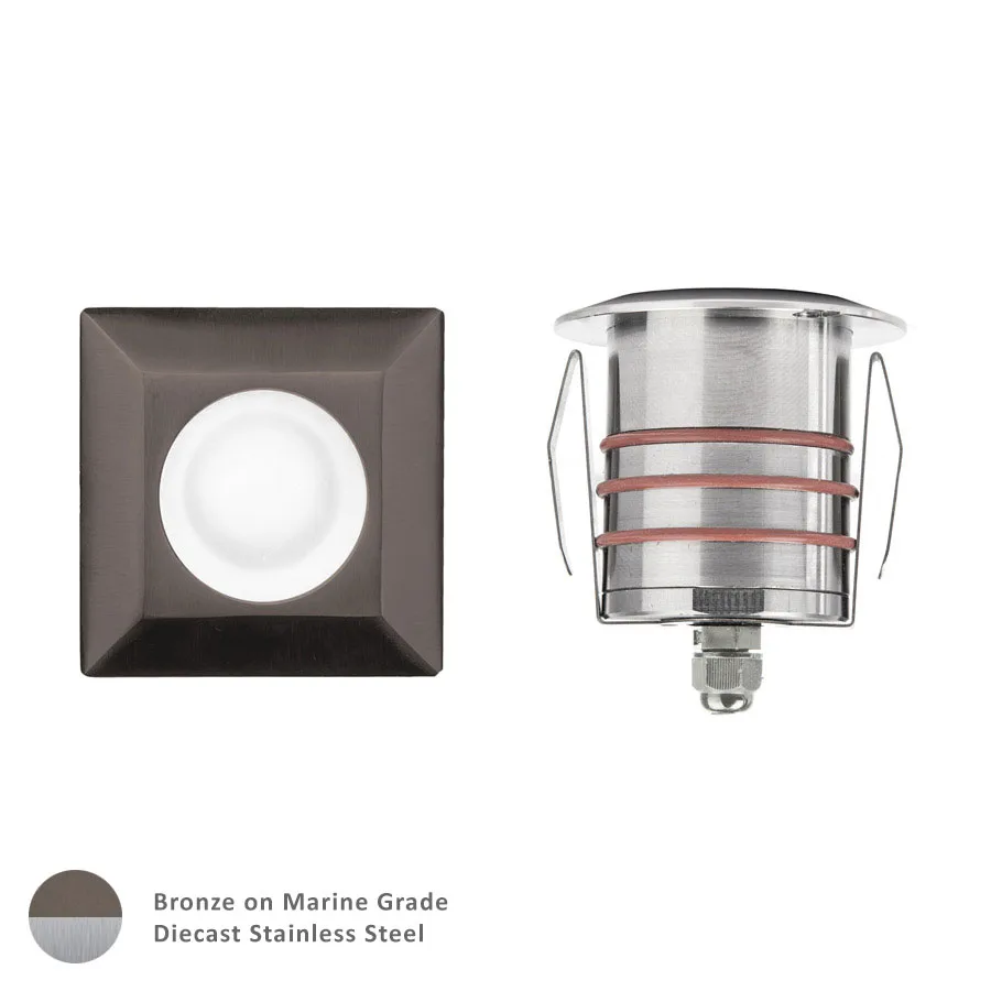 2051 LED Indicator Light in Bronze Stainless Steel