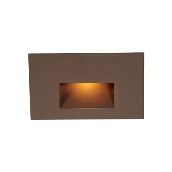 LEDme 12V deck and patio lights available in 3000K soft white or 2700K warm white and in round, triangle, and rectangular shapes that can conveniently tap into a 12V landscape lighting system. Factory sealed and IP66 Rated for Wet Locations. Aluminum and brass quality construction is available for enhanced protection in coastal or marine grade environments. Magnetic Power supply is required. Collection: 4011 Sub-Brand: Landscape Finish: Bronze on Aluminum Notes: Ledme 12V Horizontal Step And Wall Light Warm Amber In Bronze Width: 3.00" Height: 1.50" Length: 5.00" Weight: 1.65 lb Extension from Wall: 5.00" Bulbs Included Number of Bulbs: 1 Maximum Wattage: 2.00 W Bulb Type: Module Bulb Base: LED Module Light Source: LED Light Output: 68.00 lm Delivered Lumens: 11.00 lm CRI: 90 Dimmable Beam Spread: 50.00° Rated Average Life: 60000 Voltage: 9.00 V Material: Corrosion resistant aluminum alloy Country of Origin: Thailand Safety Listing: UL, cUL Safety Rating: UL, cUL LED Manufacturer Warranty: 10 Year Instructions Parts Diagram