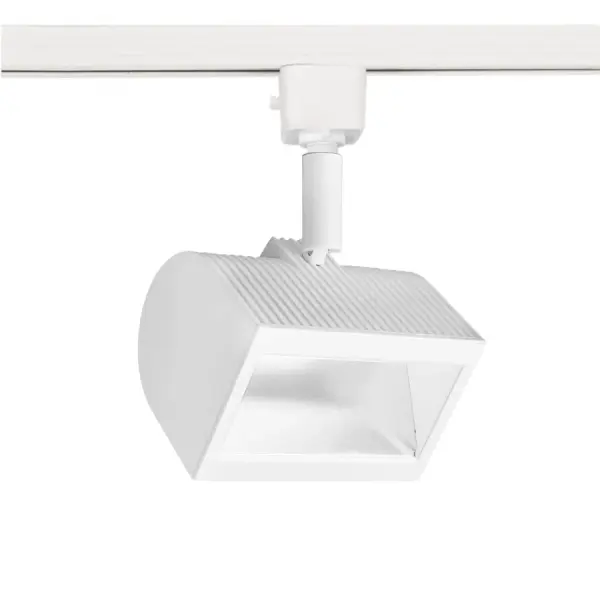 The LED Line Voltage Wall Wash luminaire is ideal for applications where a minimalist profile is desired with powerful wall washing capabilities. Achieve the sleek look of an MR16 fixture without the need for a bulky transformer. The Wall Wash is available in H, J/J2, and L track configurations. Order according to track layout specifications.