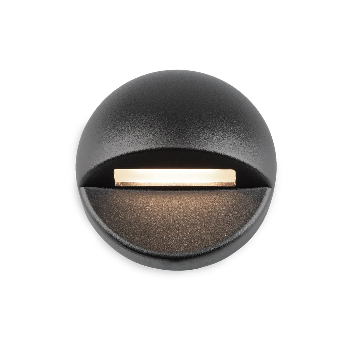 3011 LED Deck and Patio Light in Black on Aluminum