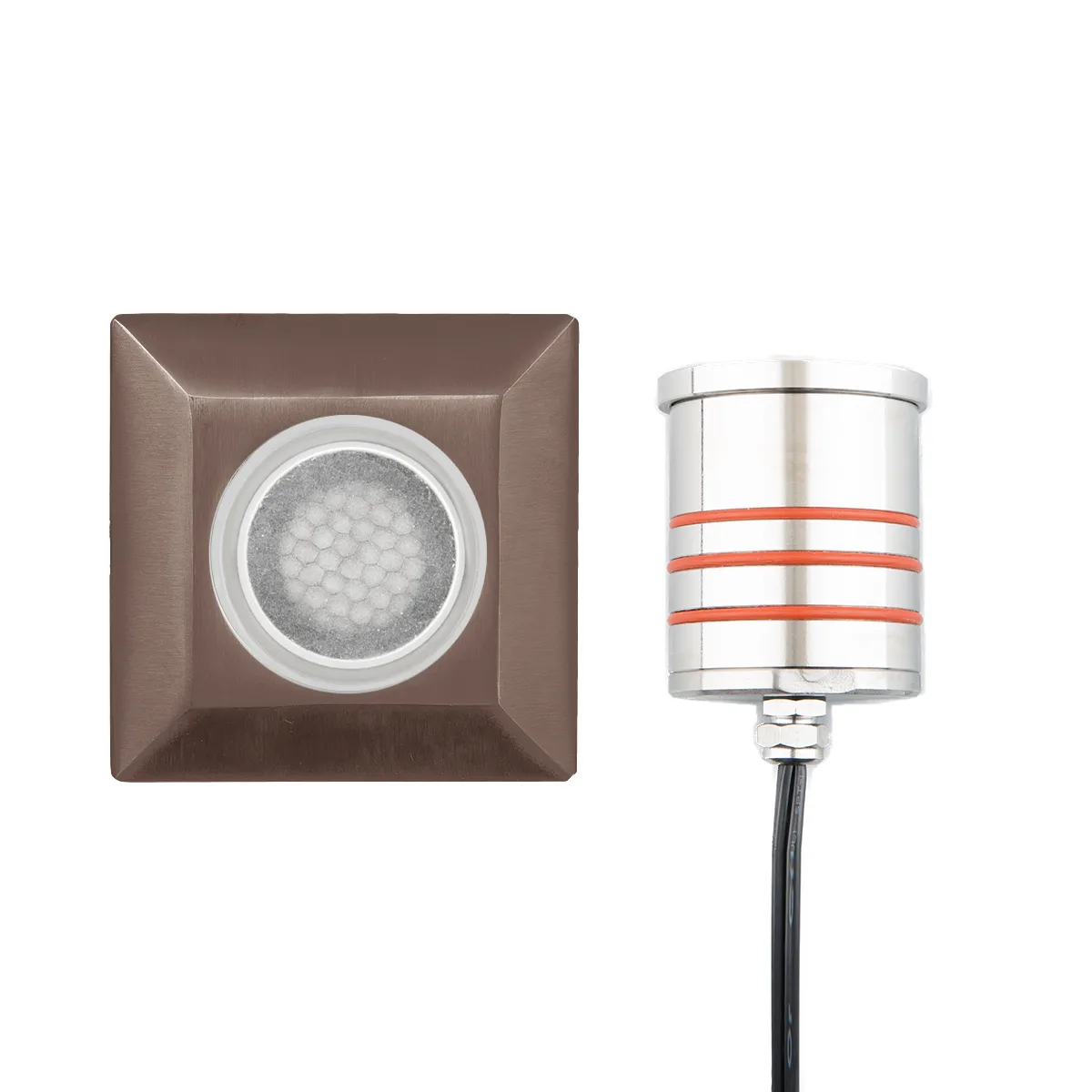 2052 LED Indicator Light in Bronze Stainless Steel