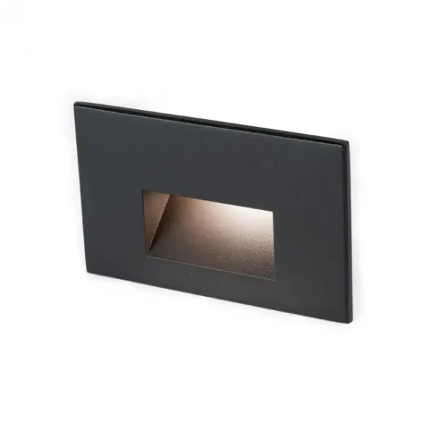 LEDme 12V deck and patio lights available in 3000K soft white or 2700K warm white and in round, triangle, and rectangular shapes that can conveniently tap into a 12V landscape lighting system. Factory sealed and IP66 Rated for Wet Locations. Aluminum and brass quality construction is available for enhanced protection in coastal or marine grade environments. Magnetic Power supply is required. Collection: 4011 Sub-Brand: Landscape Finish: Black on Aluminum Notes: Ledme 12V Horizontal Step And Wall Light 2700K Warm White In Black Width: 3.00" Height: 1.50" Length: 5.00" Weight: 0.44 lb Extension from Wall: 5.00" Bulbs Included Number of Bulbs: 1 Maximum Wattage: 2.00 W Bulb Type: Module Bulb Base: LED Module Light Source: LED Light Output: 68.00 lm Delivered Lumens: 17.00 lm Color Temperature: 2700 K CRI: 90 Dimmable Beam Spread: 50.00° Rated Average Life: 60000 Voltage: 9.00 V Material: Corrosion resistant aluminum alloy Country of Origin: Thailand Safety Listing: UL, cUL Safety Rating: UL, cUL LED Manufacturer Warranty: 10 Year Parts Diagram