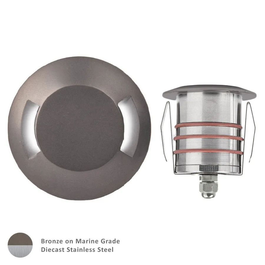 2071 LED Indicator Light in Bronze Stainless Steel