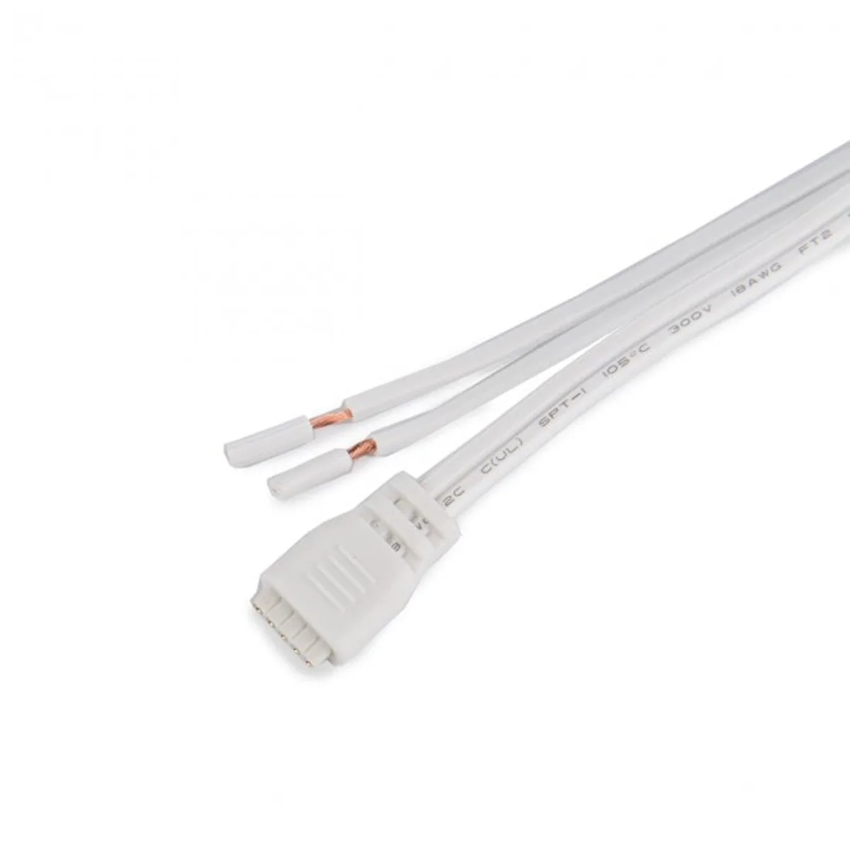 Invisiled Connector in White