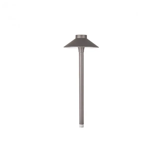 Tiki LED Landscape Mini Tiki Path Light in Black on Aluminum