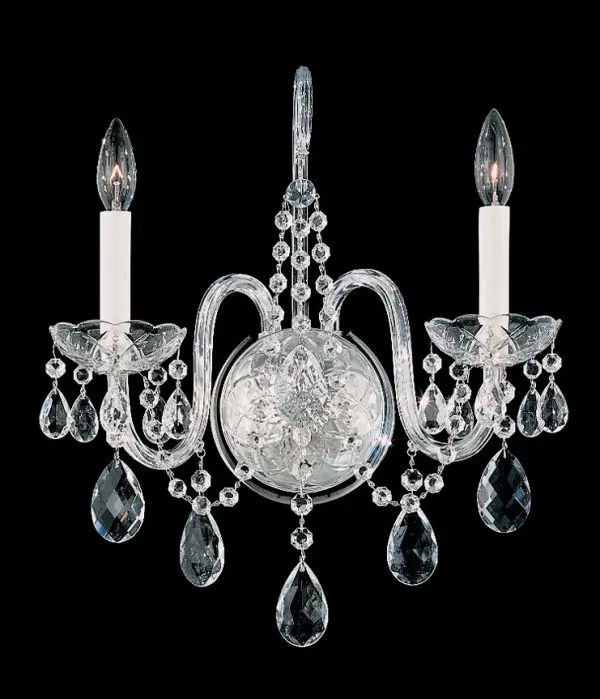 Inspired by the romantic mood of the 19th century, the all-crystal Arlington Collection presents effortless luxury. These Schonbeks are composed of airy crystal arms and crystal columns, and dishes for a lighthearted attraction.