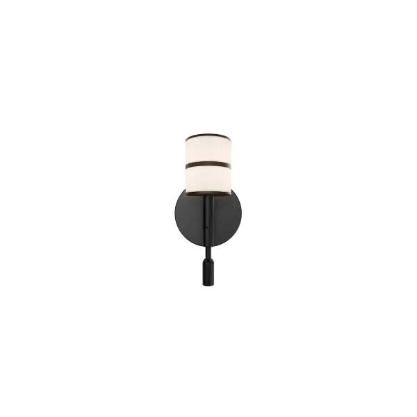 Polished and intuitive, Veer leans into modern simplicity. Its smooth silhouette and quiet movement create an inviting rhythm of light and form. Minimal yet warm, it brings a sense of calm intention to the space: it's lighting that follows your lead. Collection: Veer Finish: Black Width: 4.75" Height: 9.25" Length: 5.00" Weight: 0.02 lb Extension from Wall: 5.00" Bulbs Included Number of Bulbs: 1 Maximum Wattage: 8.70 W Bulb Type: Module Light Source: LED Light Output: 721.00 lm Delivered Lumens: 208.00 lm Color Temperature: 2700 K CRI: 90 Dimmable Rated Average Life: 50000 Voltage: 120.00 V Material: Aluminum body with acrylic diffuser Country of Origin: China Safety Listing: ETL, cETL LED Manufacturer Warranty: 5 year