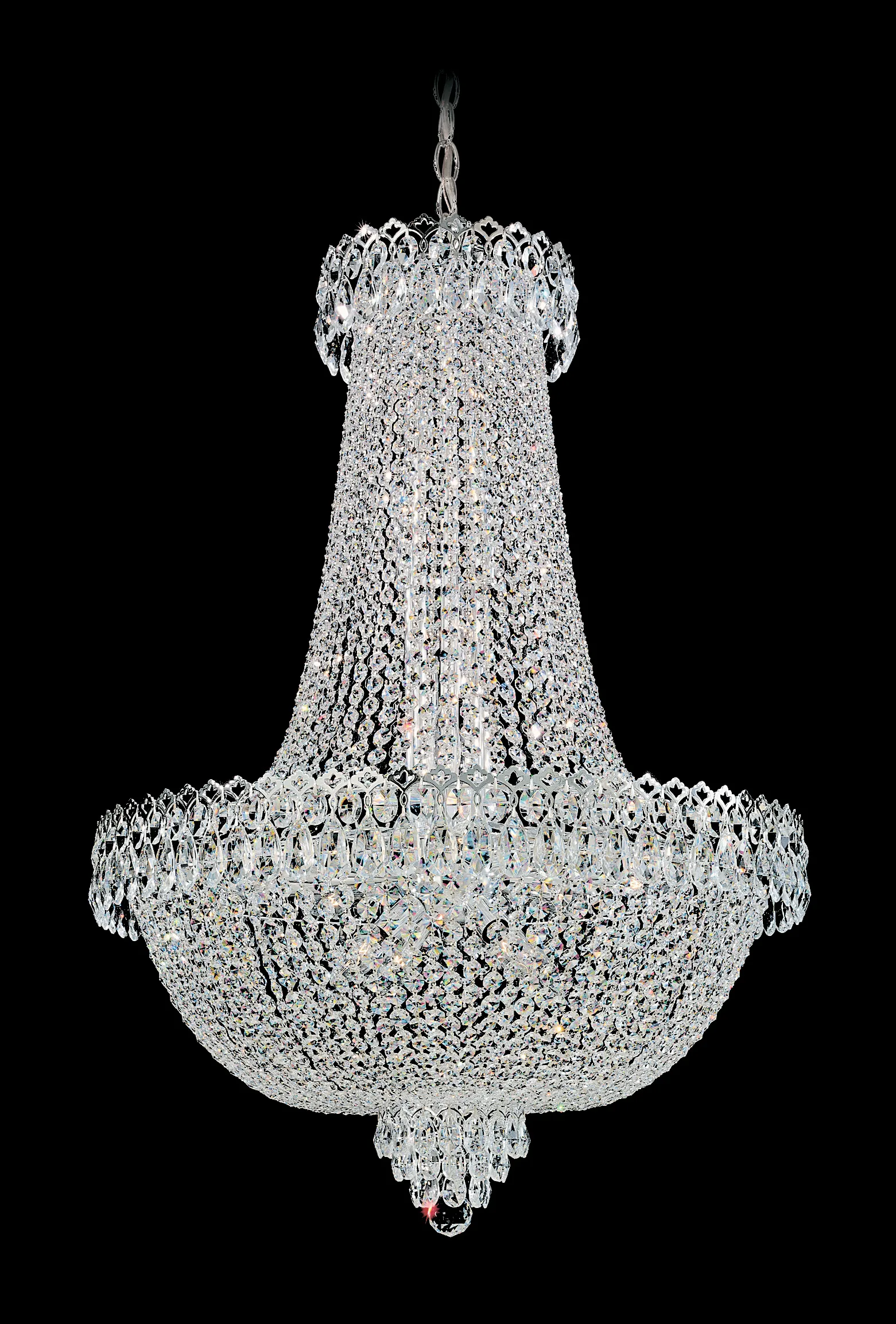 Camelot 22 Light 120V Pendant in Aurelia with Optic Crystal