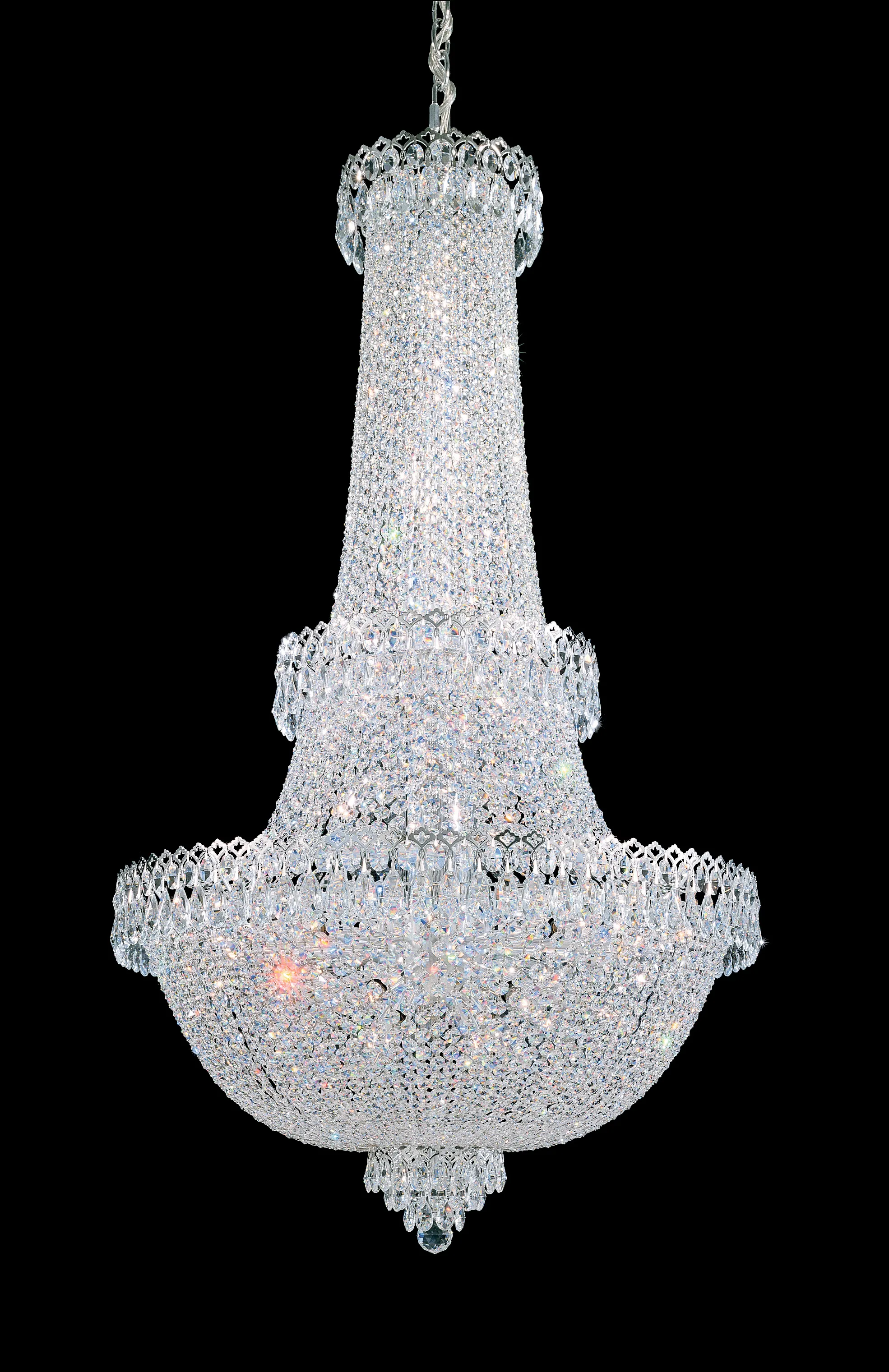 Camelot 41 Light 120V Pendant in Aurelia with Optic Crystal