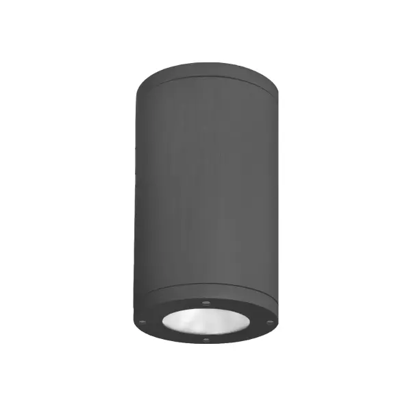 Precise engineering using the latest energy-efficient LED technology with a built-in reflector for superior optics. An appealing cylindrical profile perfect for accent lighting. Collection: Tube Arch Sub-Brand: WAC Lighting Finish: Black Notes: Tube Architectural 6" LED Flush Mount 4000K Flood Beam In Black Width: 6.25" Height: 9.50" Length: 6.25" Weight: 5.47 lb Extension from Wall: 6.25" Bulbs Included Number of Bulbs: 1 Maximum Wattage: 35.00 W Bulb Type: Module Bulb Base: LED Module Light Source: LED Light Output: 2405.00 lm Delivered Lumens: 3675.00 lm Color Temperature: 4000 K CRI: 85 Dimmable Beam Spread: 38.00° Rated Average Life: 60000 Voltage: 120.00 V Material: Die-cast Aluminum Country of Origin: China Safety Listing: ETL, cETL Safety Rating: ETL, cETL LED Manufacturer Warranty: 5 Year Functional, 2 Year Finish Parts Diagram