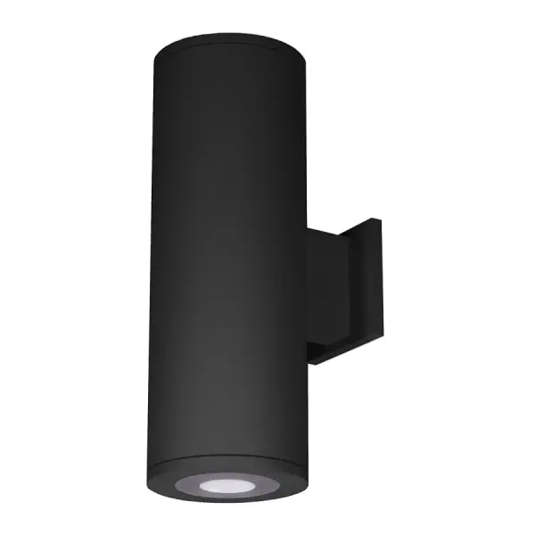 Precise engineering using the latest energy-efficient LED technology with a built-in reflector for superior optics. An appealing cylindrical profile perfect for spot lighting. Collection: Tube Arch Sub-Brand: WAC Lighting Finish: Black Notes: Tube Architectural 6" LED Up And Down Wall Light Ultra Narrow Beam 3000K Soft White In Black Width: 6.38" Height: 17.88" Length: 9.13" Weight: 7.40 lb Extension from Wall: 9.13" Bulbs Included Number of Bulbs: 2 Maximum Wattage: 11.00 W Bulb Type: Module Bulb Base: LED Module Light Source: LED Light Output: 360.00 lm Delivered Lumens: 130.00 lm Color Temperature: 3000 K CRI: 85 Dimmable Beam Spread: 6.00° Rated Average Life: 60000 Voltage: 120.00 V Material: Die-cast Aluminum Country of Origin: China Safety Listing: ETL, cETL Safety Rating: ETL, cETL LED Manufacturer Warranty: 5 Year Functional, 2 Year Finish Parts Diagram