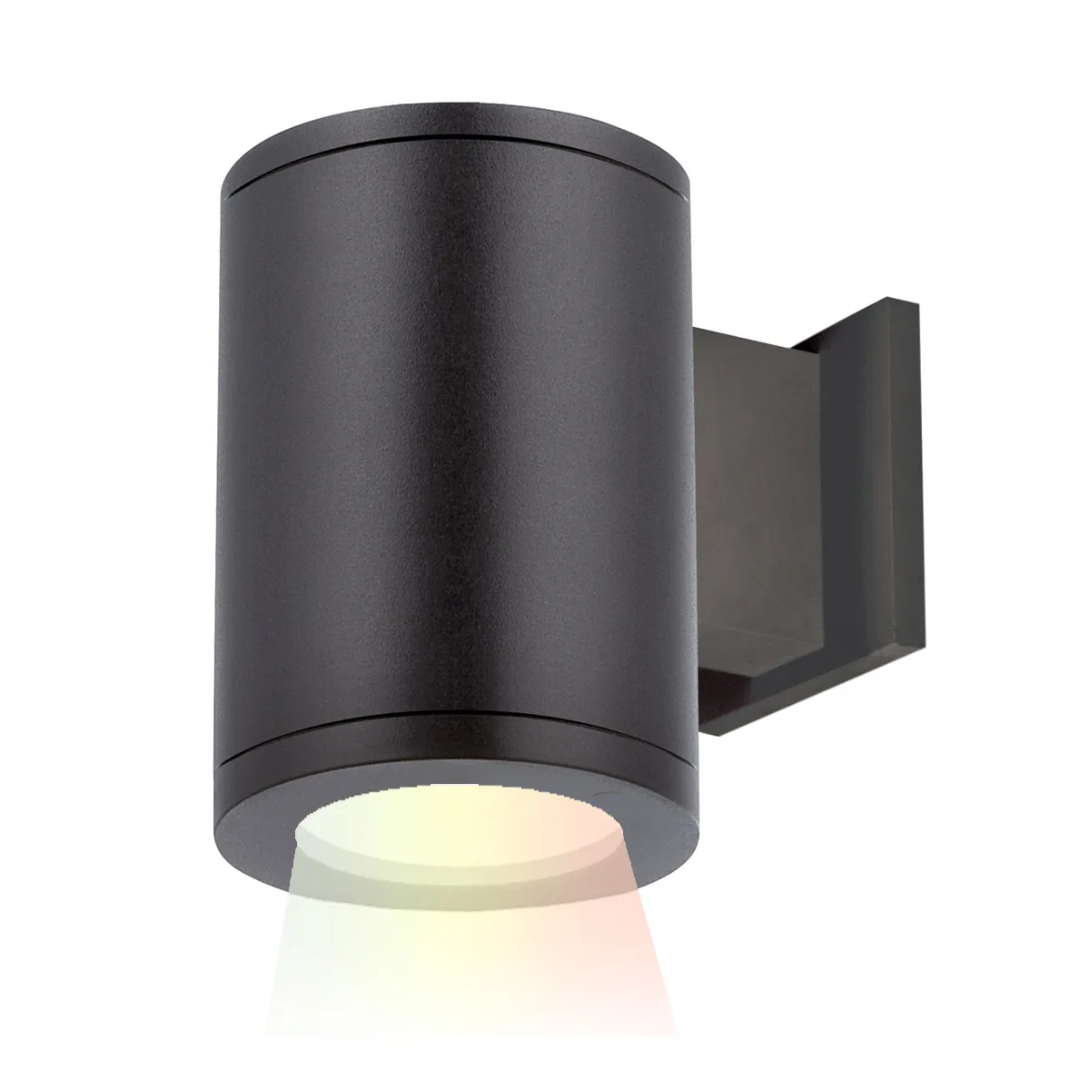 Tube Arch LED Wall Light in Black