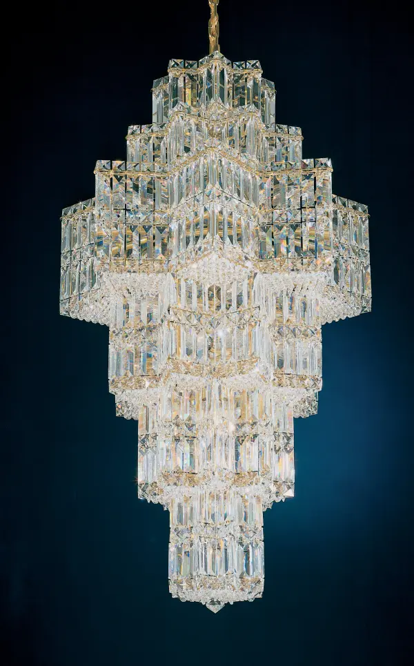 A magnificent postmodern sculpture.  Composed of a matrix of eight-point stars symbolizing the convergence of heaven and earth from Babylonian mythology, and thematic of the mosaics found throughout the Alhambra, Equinoxe speaks to the celebratory role of art in culture.