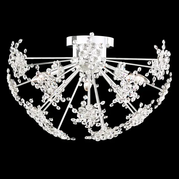 Like frost expanding on a windowpane, Esteracae displays fractals that glimmer with ethereal quality.  Gathered into a sphere, fiery Radiance® Crystal octagons expand in amplifying sequence in a portrayal of genesis.