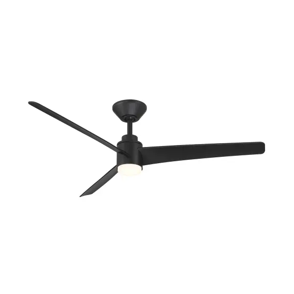 The distinct profile of the NOVELLE ceiling fan is poetry in motion, as its sharply angled blades create an astounding airflow to quickly cool spaces. It features a dimmable CCT LED light fixture with an included thick-walled acrylic cover to complete its minimalist design aesthetic. Control Novelle with its included remote control with wall cradle (RC20-WT), or make it smart by downloading the WAC app for additional control and functionality.