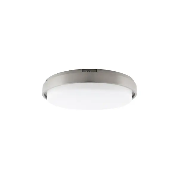 Multiple high-powered LEDs illuminate the acrylic diffuser uniformly without socket shadows which are common in conventional flush mounts.