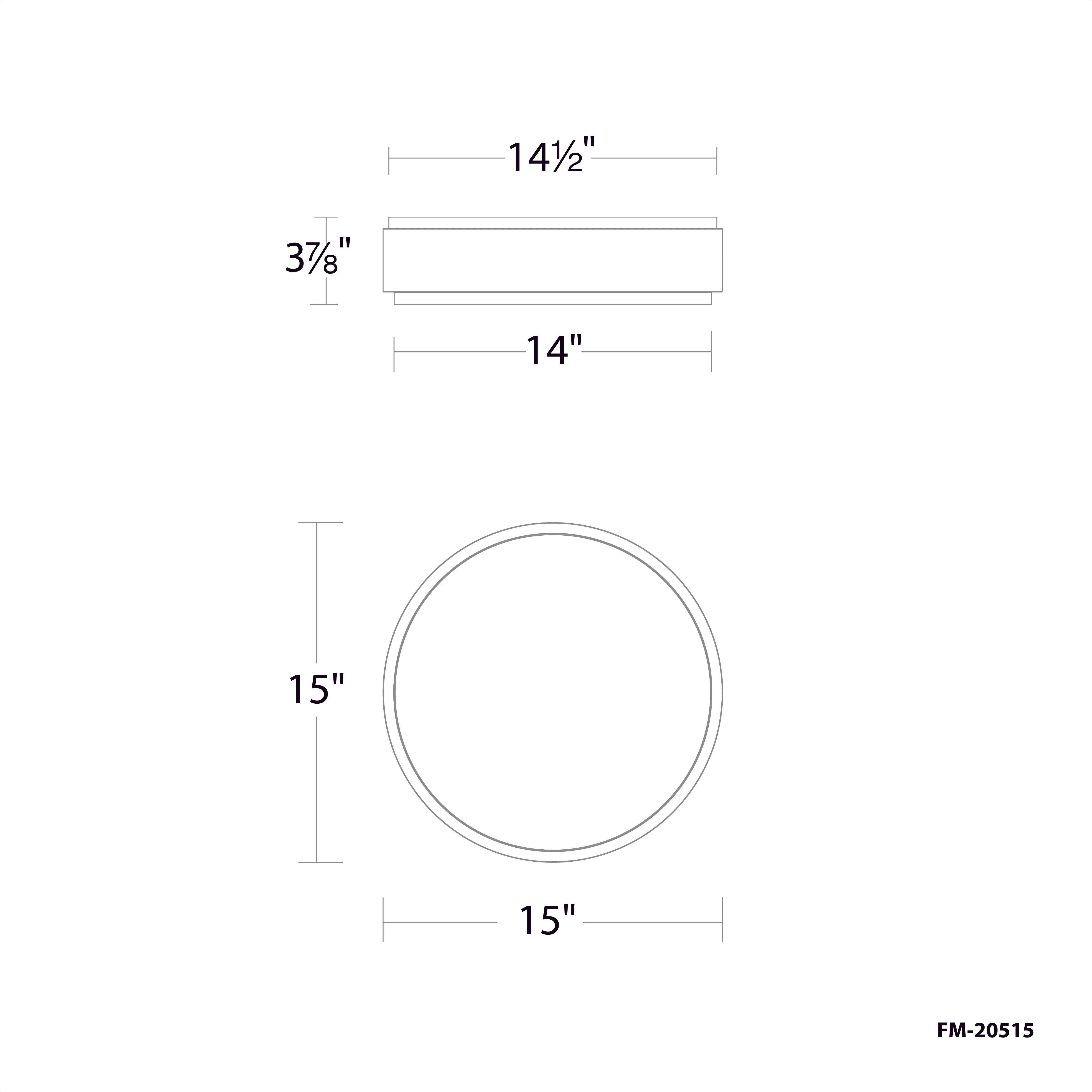 Salvo Flush Mount Light