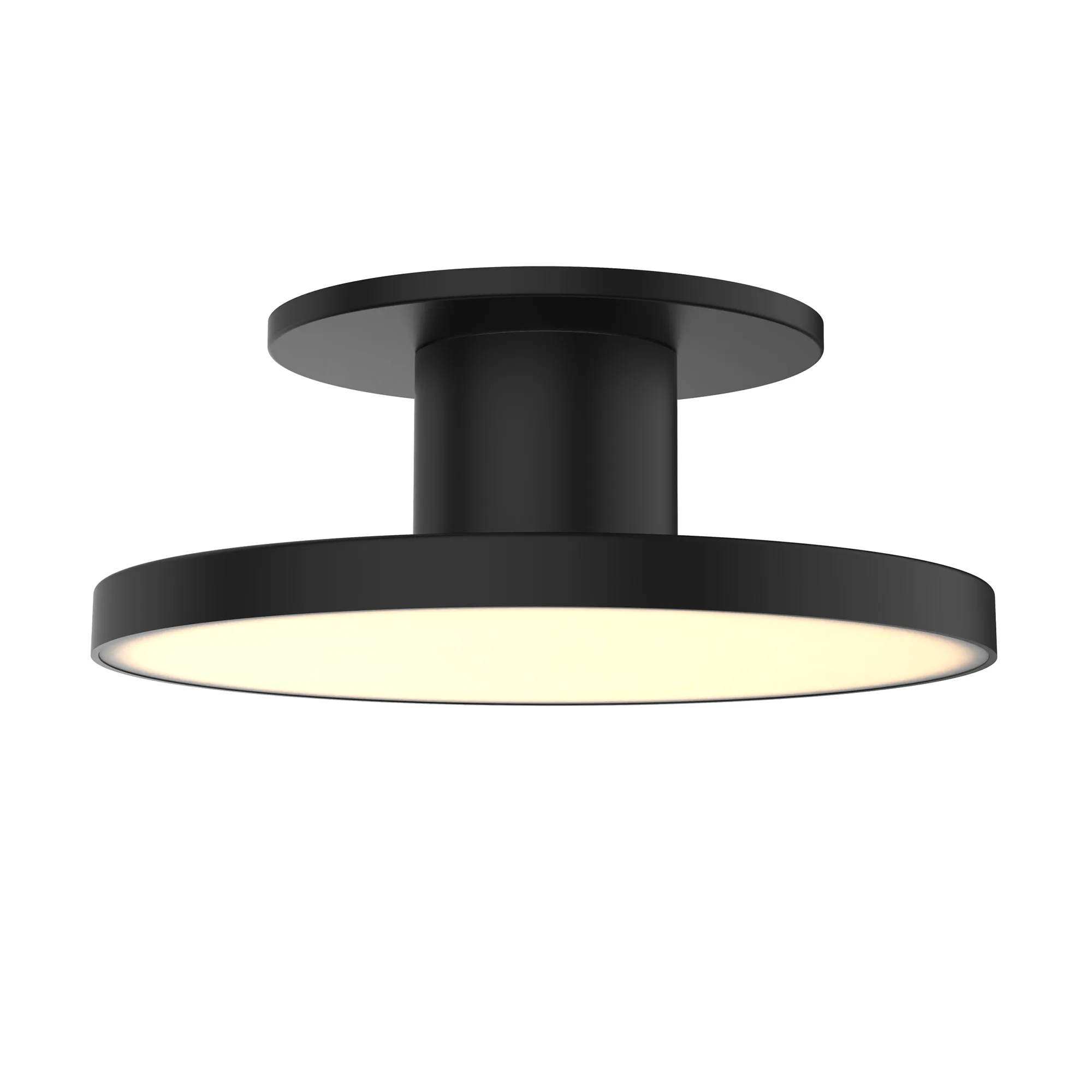Twist-N-Lite LED Flush Mount in Black