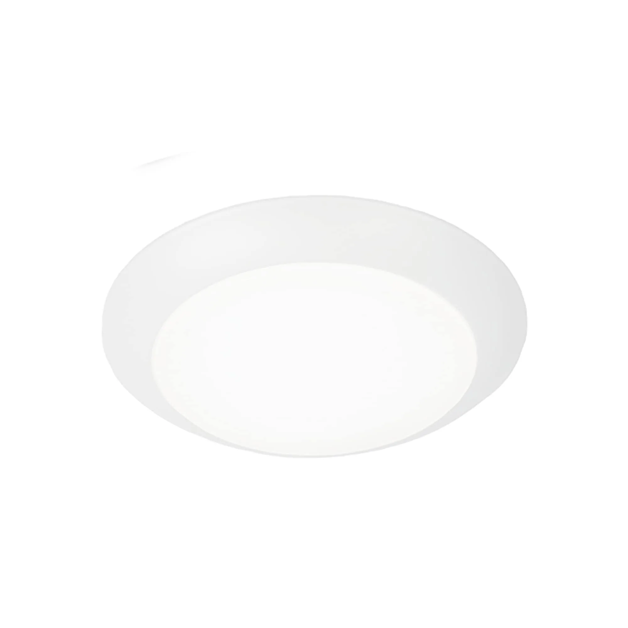 Disc LED Flush Mount in White