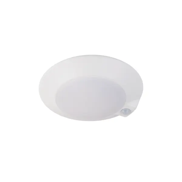 Multiple high-powered LEDs illuminate an acrylic diffuser uniformly without socket shadows, which are common in conventional flush mounts. This multi-purpose Wet Location, Energy Star® Rated flush mount can be mounted without a transformer on a ceiling or on a wall in a junction box.
