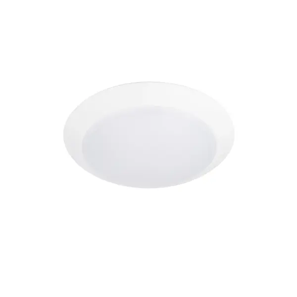 Multiple high-powered LEDs illuminate an acrylic diffuser uniformly without socket shadows, which are common in conventional flush mounts. This multi-purpose Wet Location, Energy Star® Rated flush mount can be mounted without a transformer on a ceiling or on a wall in a junction box.
