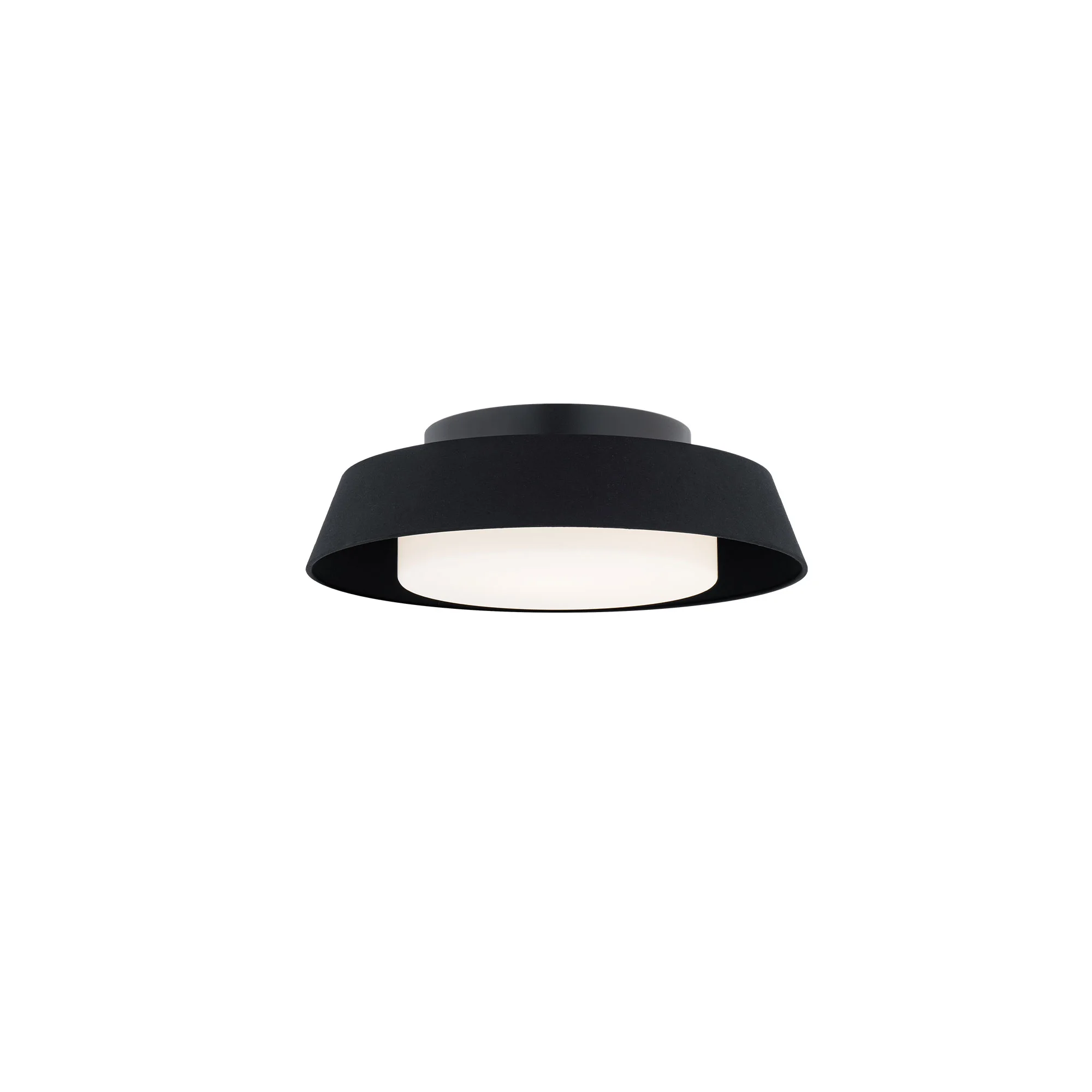 Chapeau LED Flush Mount in Black