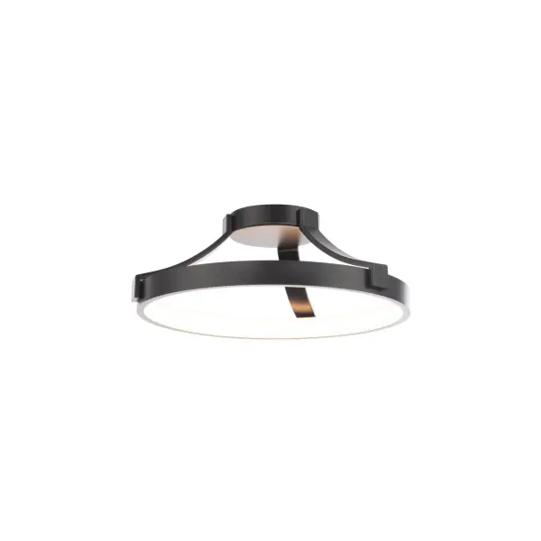 Modern minimalism comes to light with robust black aluminum and powerful LEDs embedded within the diffuser.