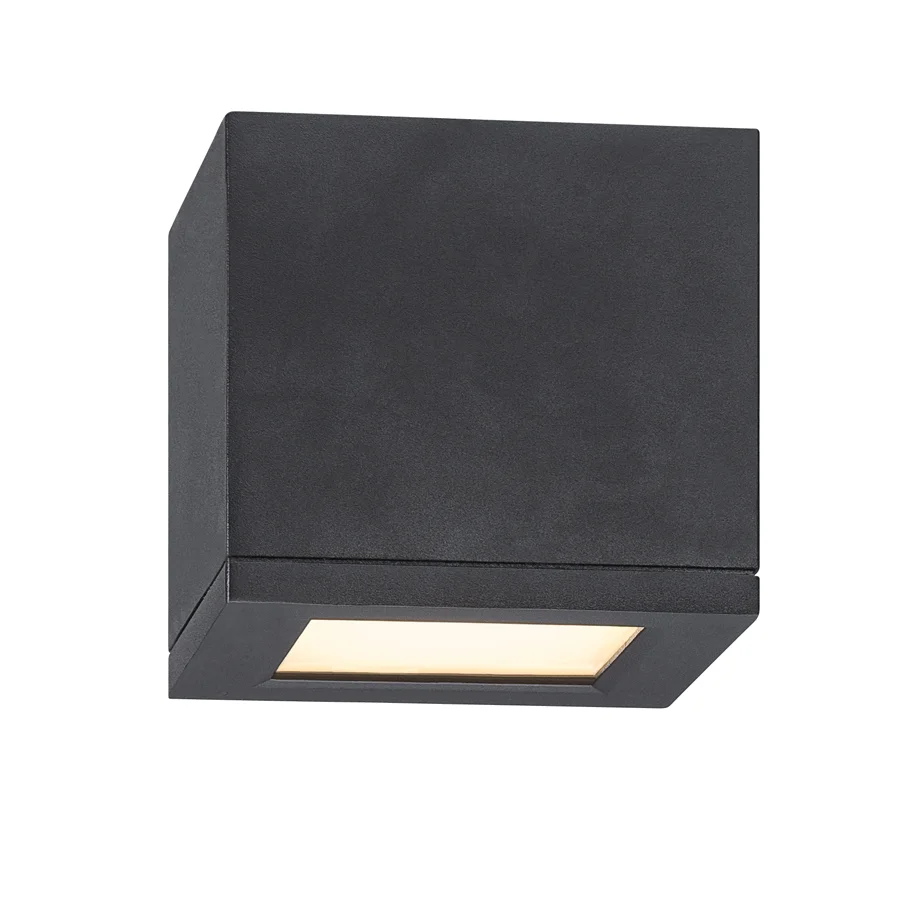 Rubix LED Flush Mount in Black