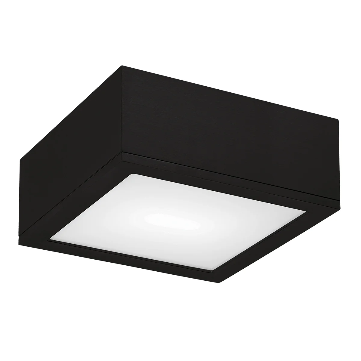 Rubix LED Flush Mount in Black