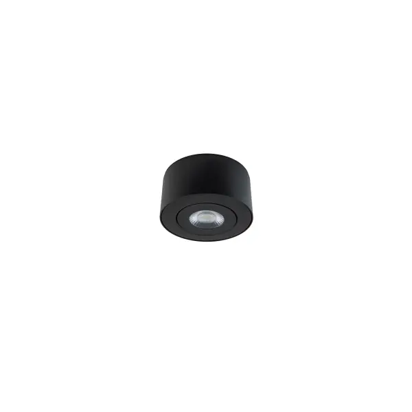 Accent a barbecue or throw spot illumination on a basketball court, this adjustable spot rotates in the field with a touch of your hand. Collection: Peek Sub-Brand: DweLED Finish: Black Notes: Peek 5" LED Outdoor Flush Mount Light 3500K In Black Width: 4.88" Height: 2.50" Length: 4.88" Weight: 1.47 lb Extension from Wall: 4.88" Bulbs Included Number of Bulbs: 1 Maximum Wattage: 9.00 W Bulb Type: Module Light Source: LED Light Output: 1000.00 lm Delivered Lumens: 856.00 lm Color Temperature: 3500 K CRI: 90 Dimmable Rated Average Life: 50000 Voltage: 120.00 V Material: Aluminum body, acrylic diffuser Country of Origin: China Safety Listing: ETL, cETL LED Manufacturer Warranty: 5 Year