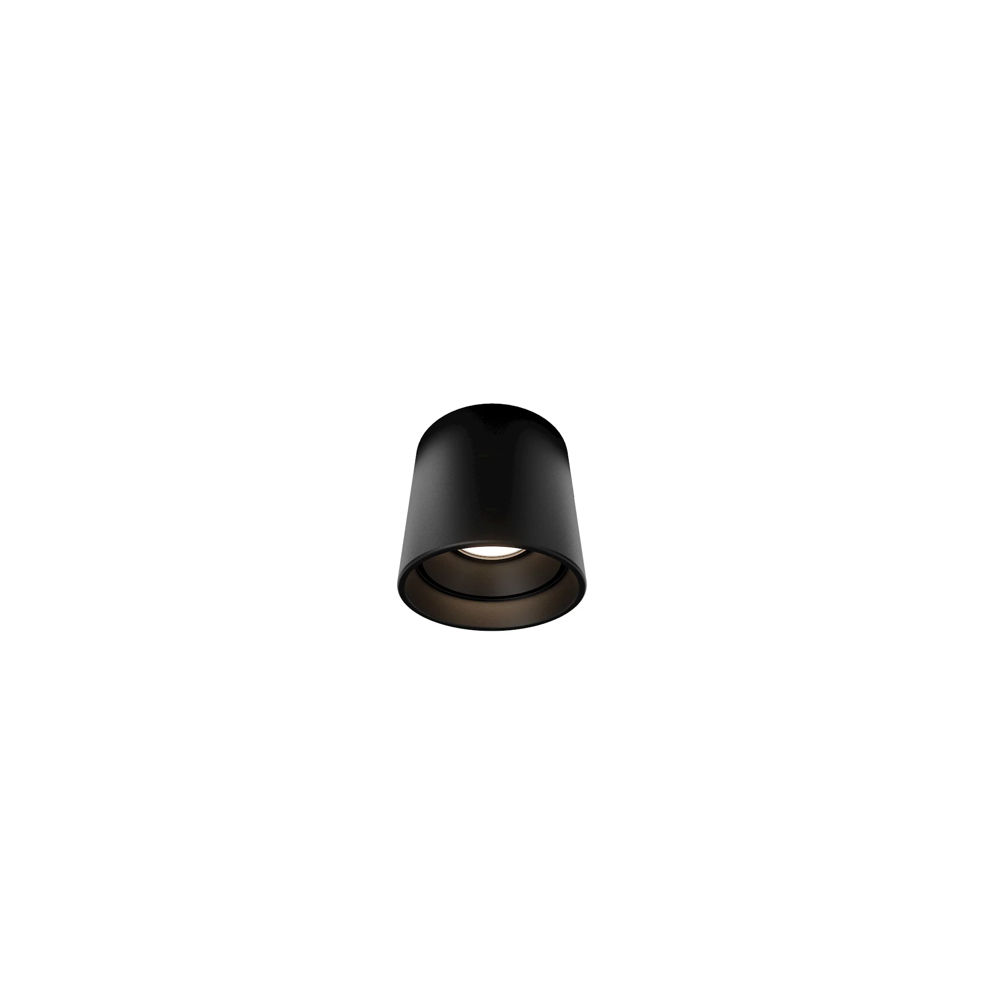 Downtown LED Outdoor Flush Mount in Black